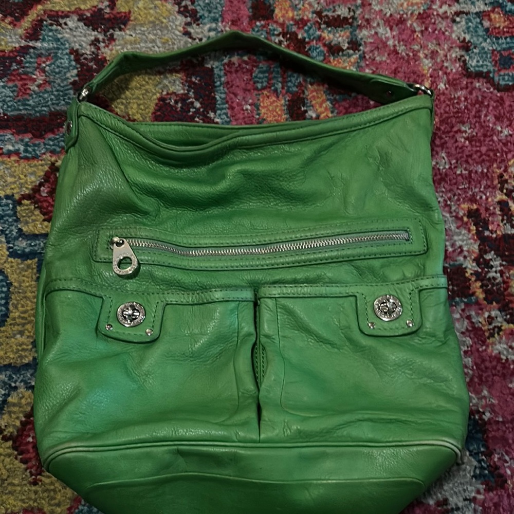 Marc by Marc Jacobs spring green leather bag